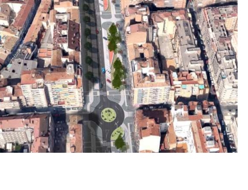 Redevelopment of the Paseo Ramón y Cajal in Huesca, awarded to Grupo MLN