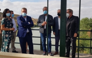 Acto de reapertura del Puente de Sástago en Zaragoza