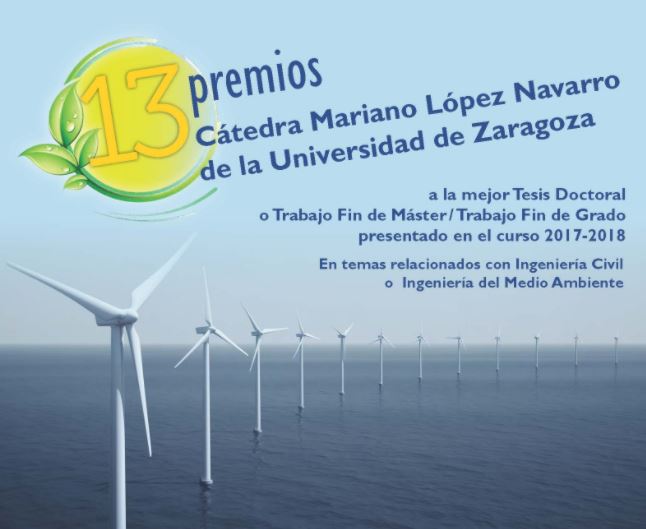 Cartel informativo de la decimotercera edición de los premios de la Cátedra MLN