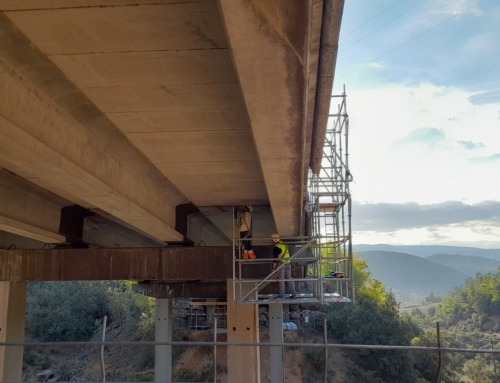 Las obras de emergencia para la reparación de la estructura sobre el Río Seco avanzan a buen ritmo