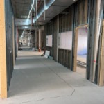 Edificio en construcción de la ampliación del CEIP Hispanidad de Rivas
